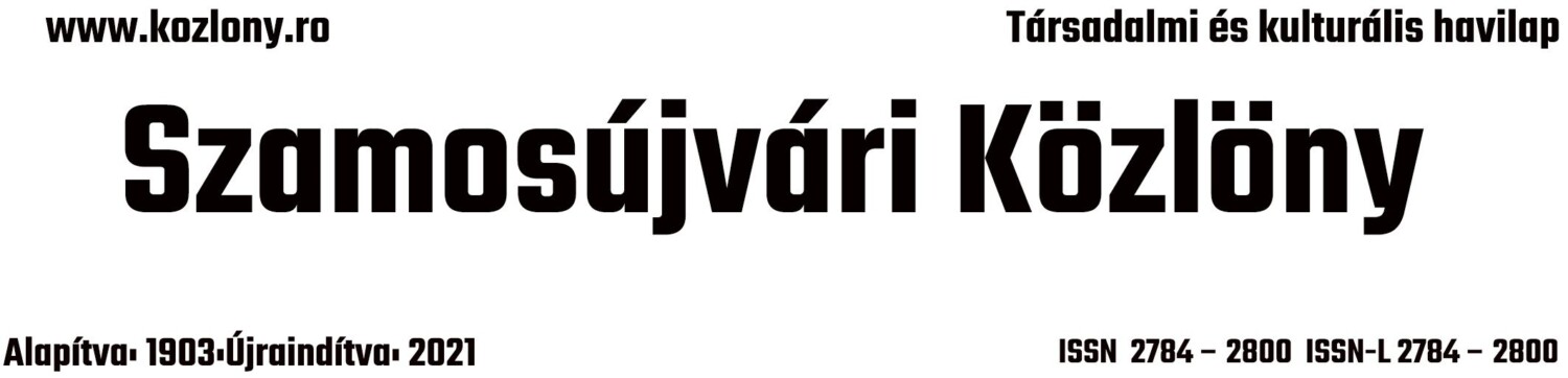 A Szamosújvári Közlöny havi magyar sajtókiadvány
