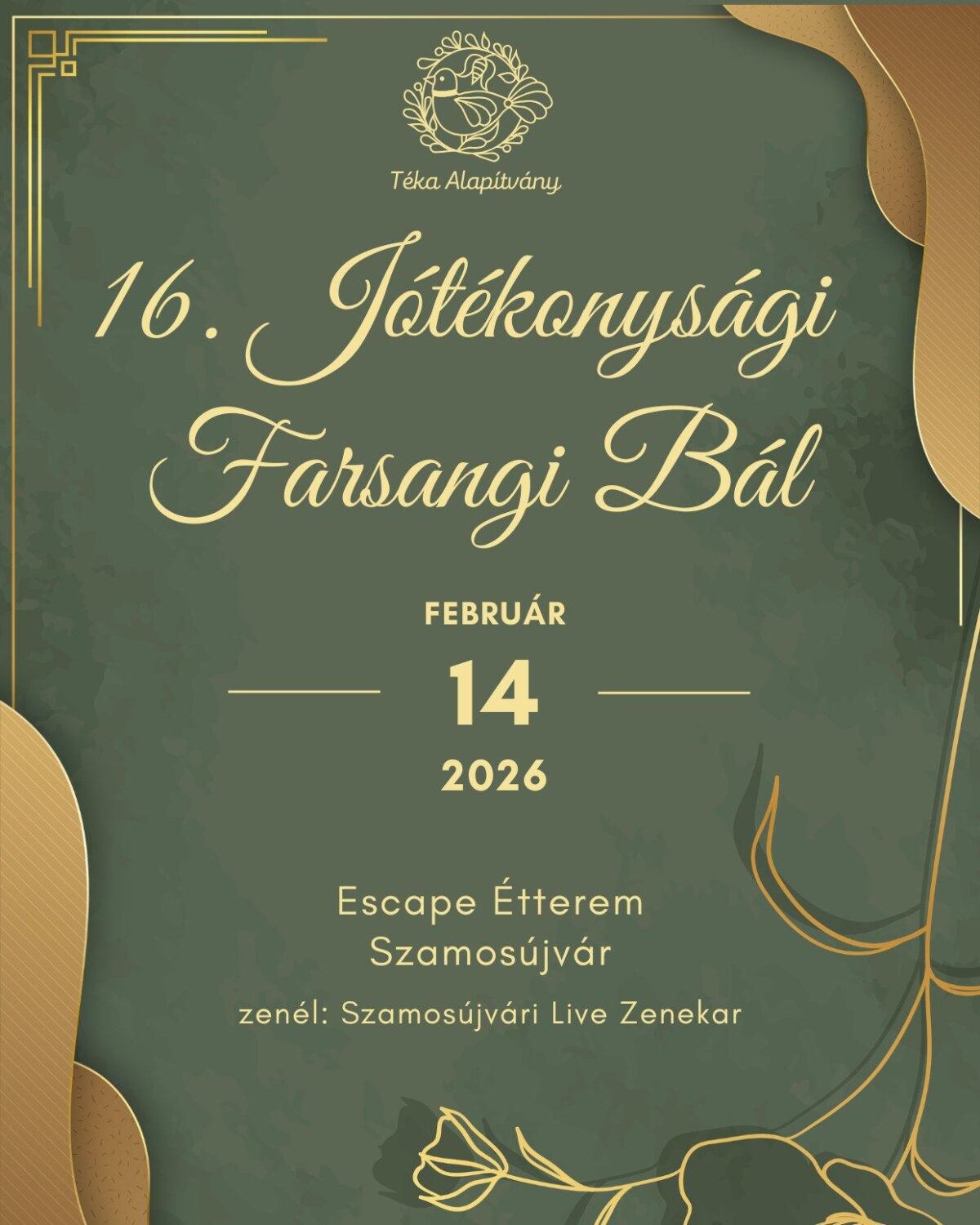 16. Jótékonysági Farsangi Bál Szamosújváron, Téka Alapítvány rendezvénye