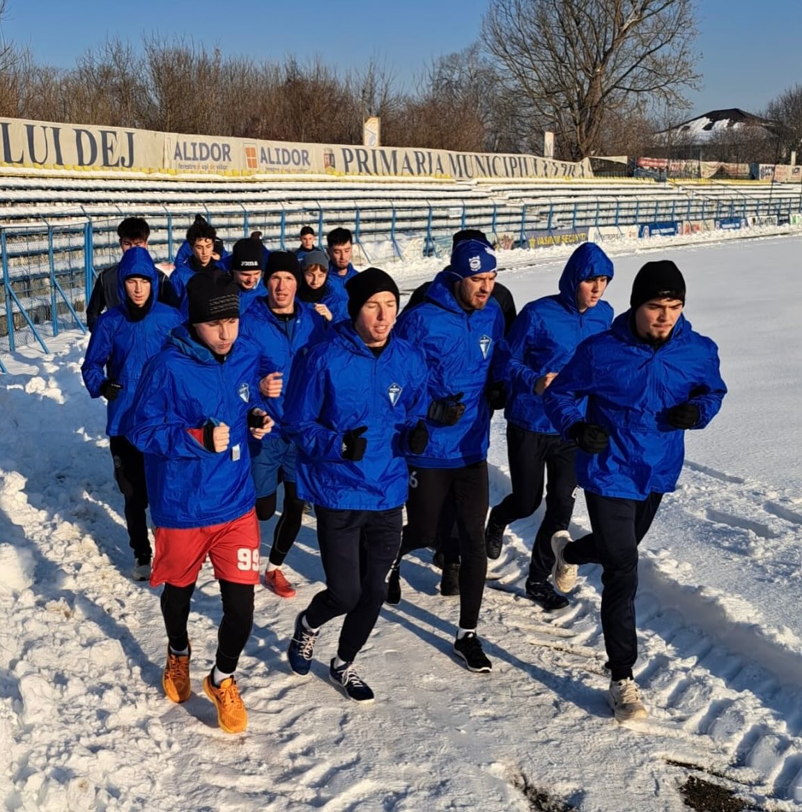 Dési Unirea felkészülés a sétatéri stadionban