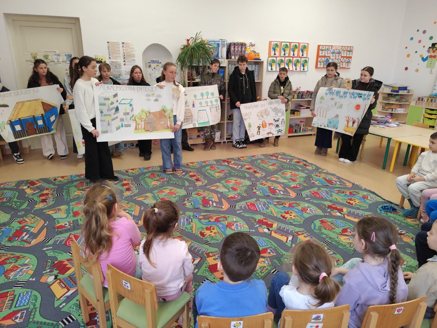 Széki Sóvirágok környezetbarát tabló bemutató