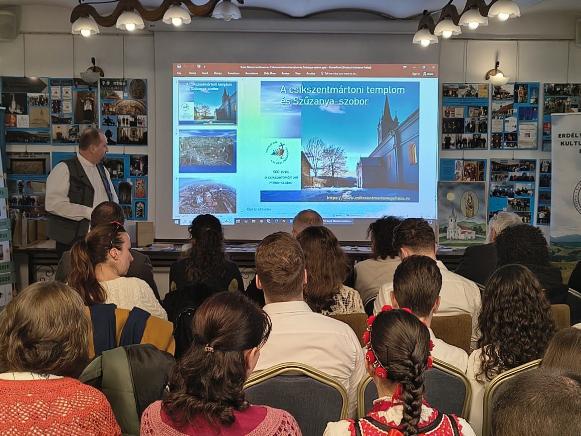 Szent Márton nemzetközi konferencia Szamosújváron a Téka Alapítvány konferenciatermében