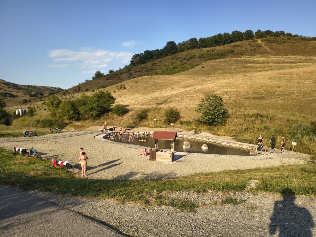 Telt ház a szamosújvári sósfürdőn